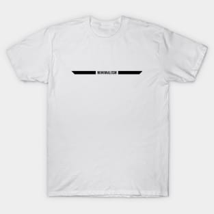 Single Lined Minimalism (Black version) - Minimal DM T-Shirt